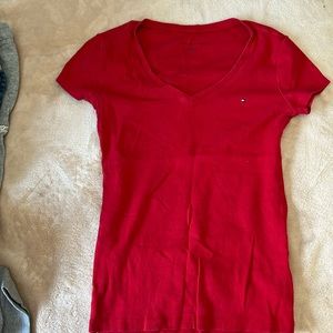Red shirt , lightly worn